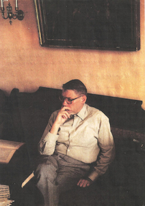 Boris Tchaikovsky in his working room